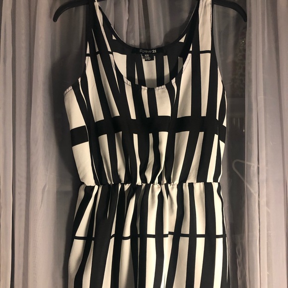 Black/Cream Dress Tank - Picture 1 of 2
